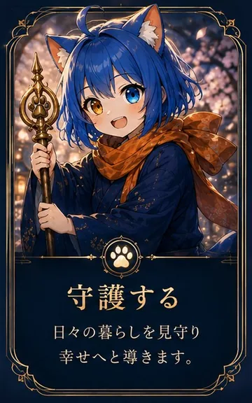 守護する — 日々の暮らしを見守り幸せへと導きます。